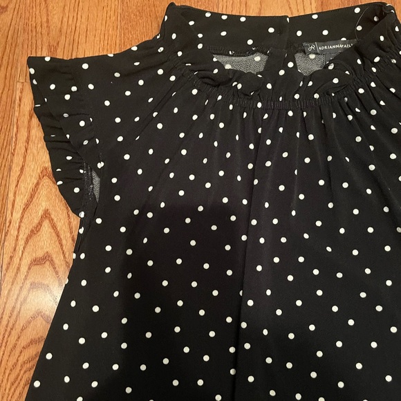 NWOT Polka Dot Blouse - Picture 2 of 2